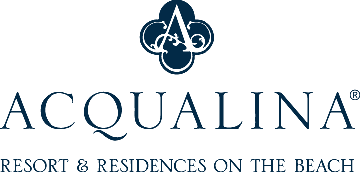 Acqualina Resort & Residences logo, showcasing luxury beachfront accommodations and services.