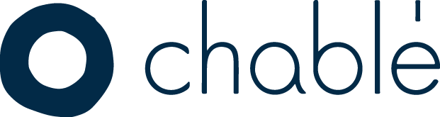 Chablé logo, showcasing modern design and luxury hospitality branding.