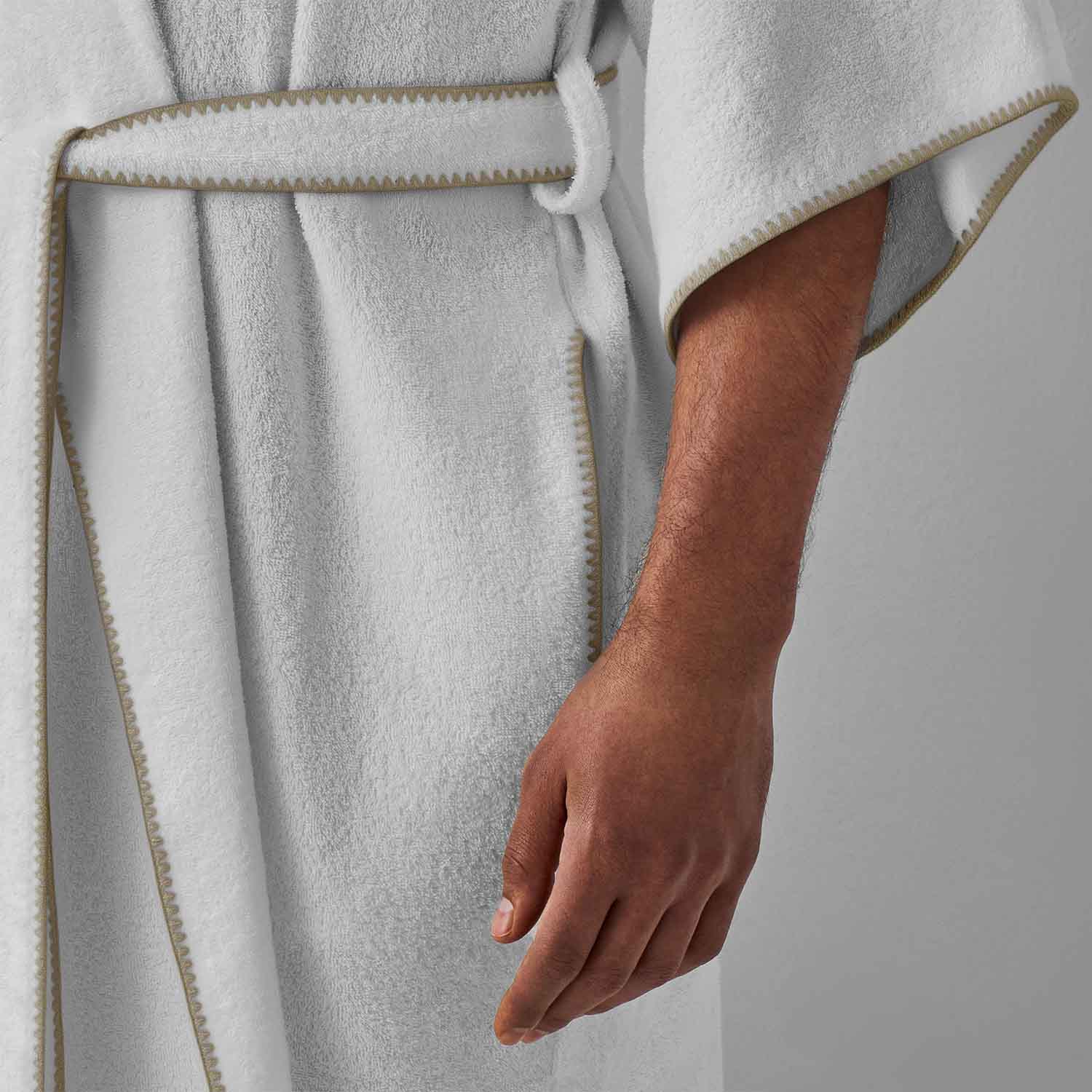 Bordado Shawl Sand Trim