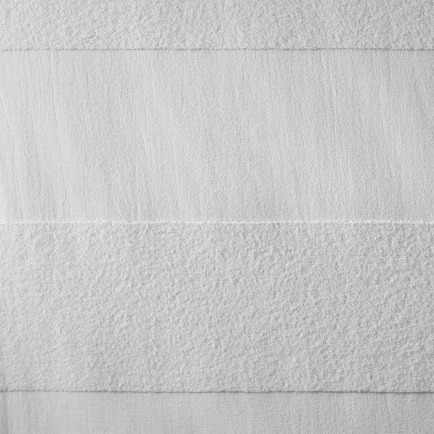 SOL Striped White Towel - Eco-friendly design, perfect for beach, pool, or sports activities, favored by five-star resorts.