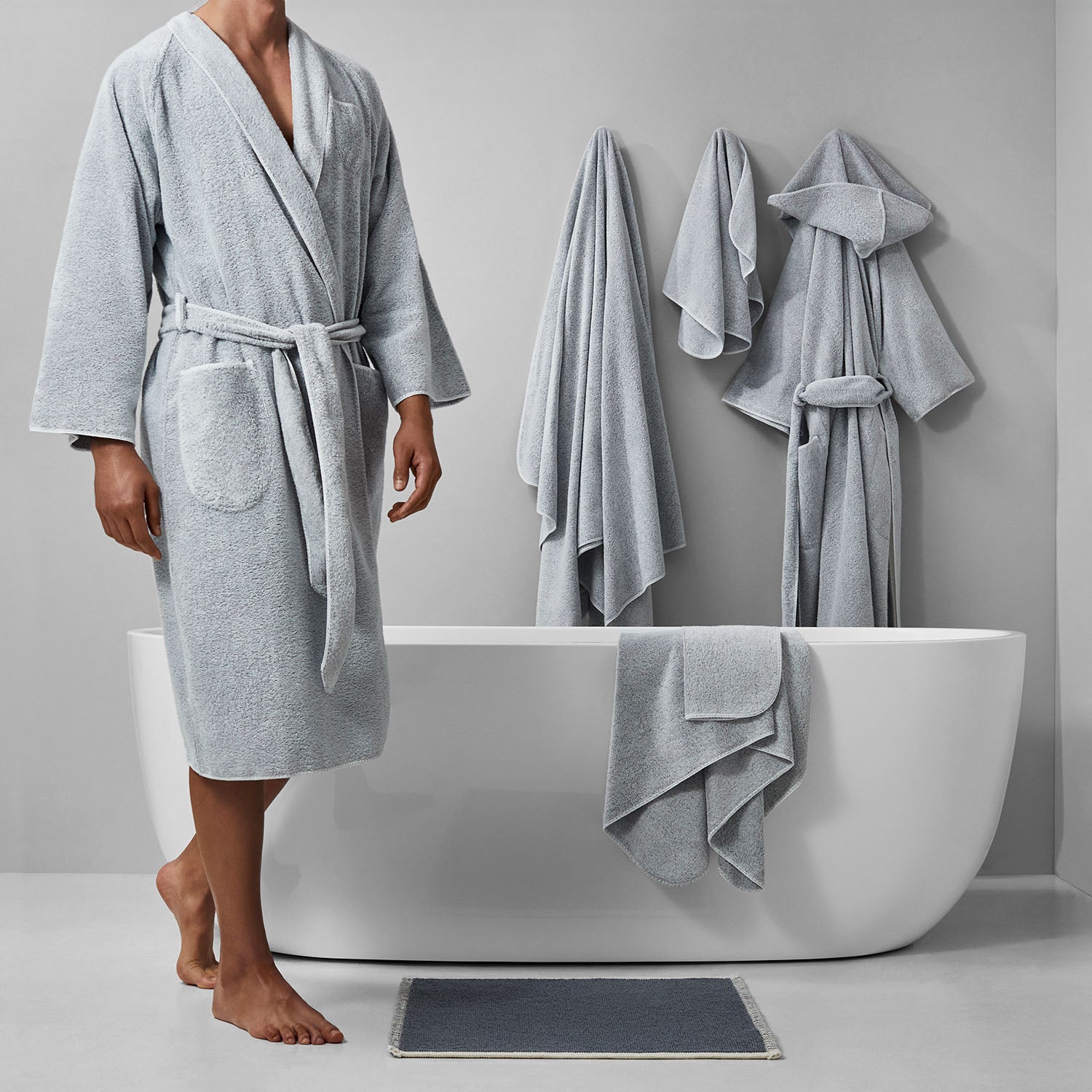 Tuxedo Towel Gray