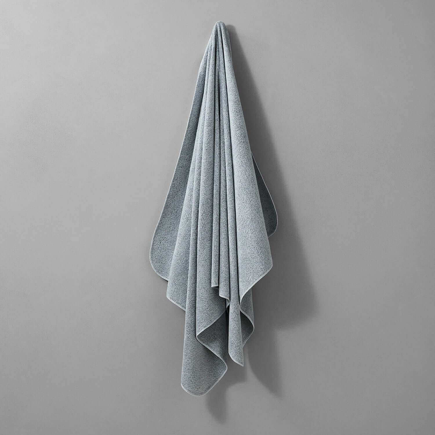 Tuxedo Towel in Millennial Grey, showcasing vibrant hues and soft texture, ideal for wholesale purchases.