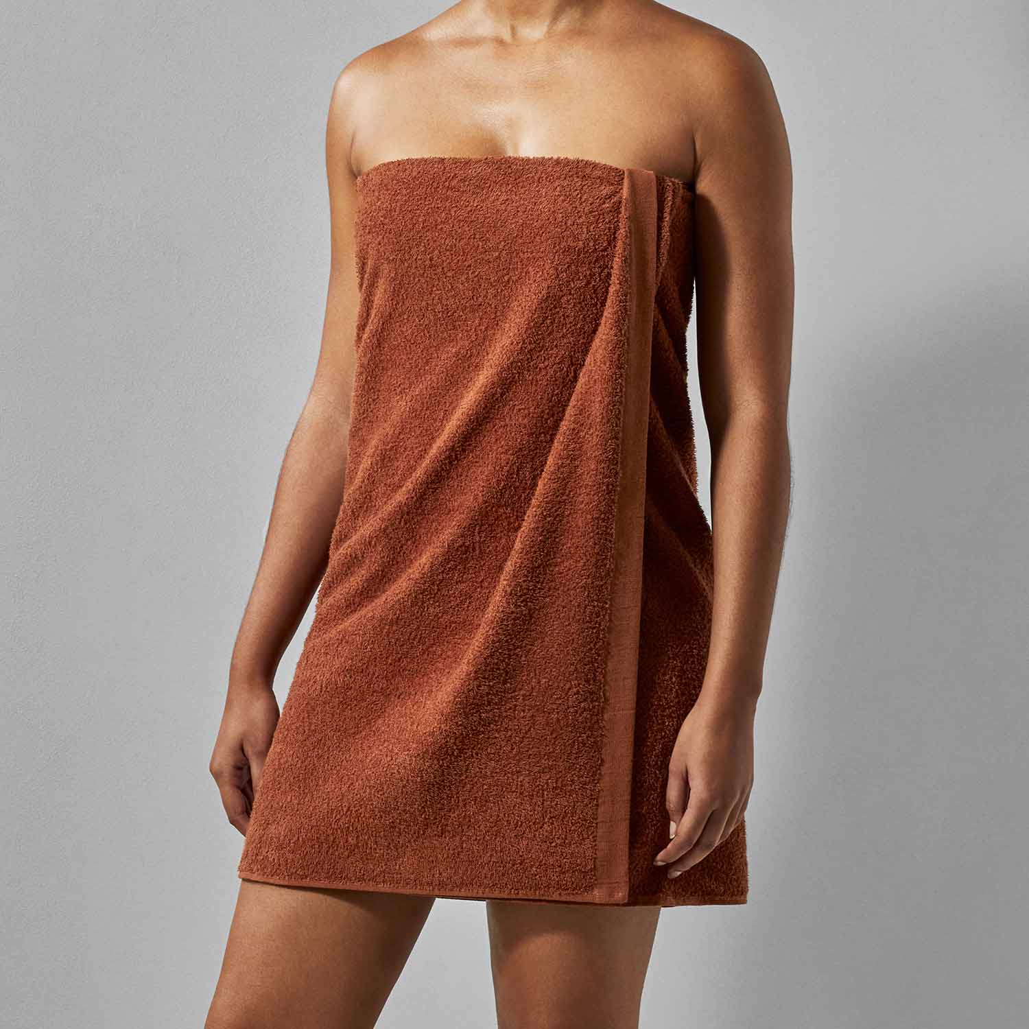Wabi Sabi Copper Towel, showcasing minimalist design and luxurious comfort, perfect for sustainable living.