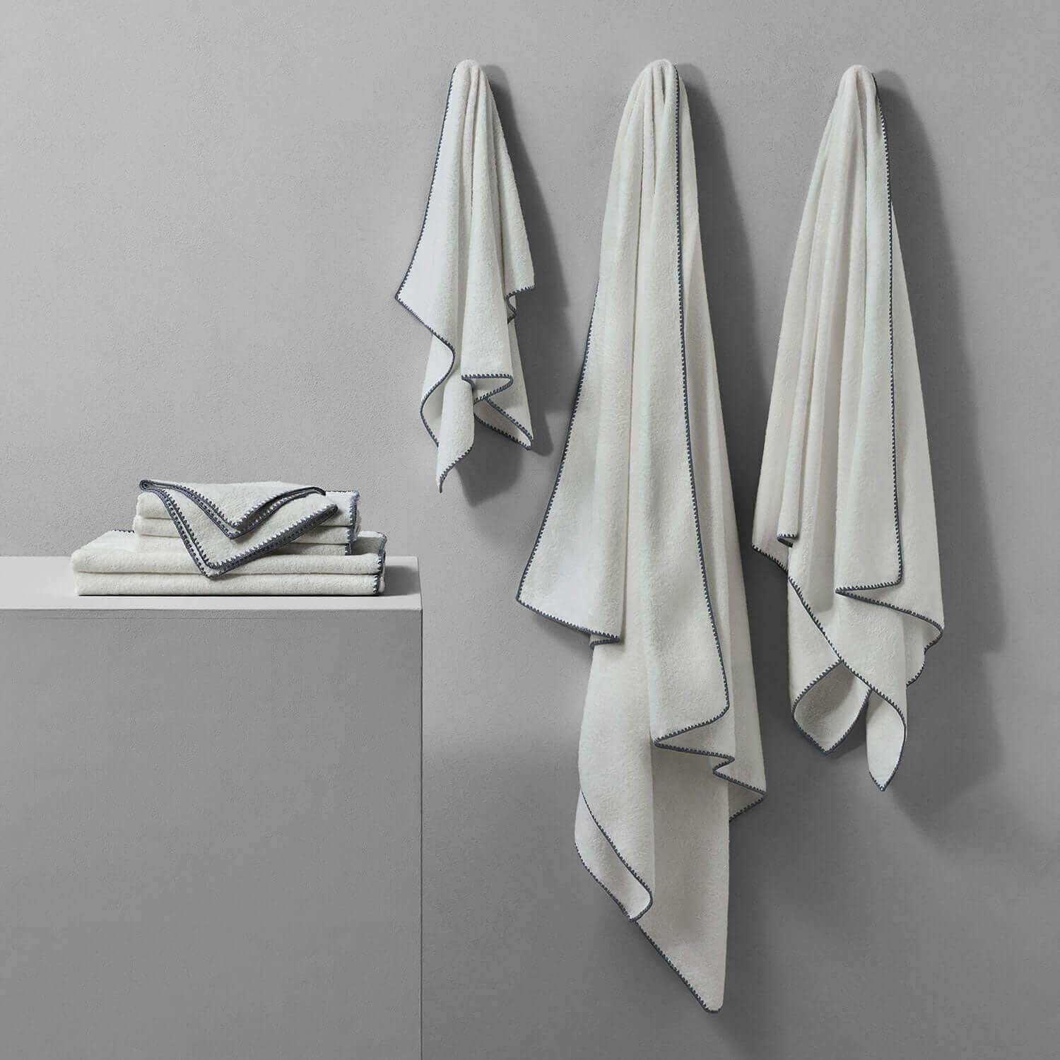 Bordado Towel Gray Trim Wholesale