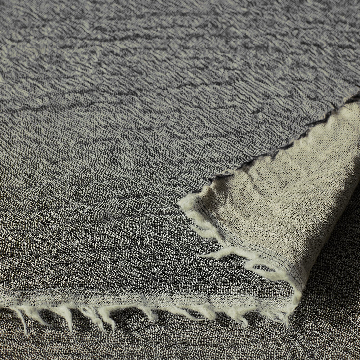 Merino Throw Charcoal