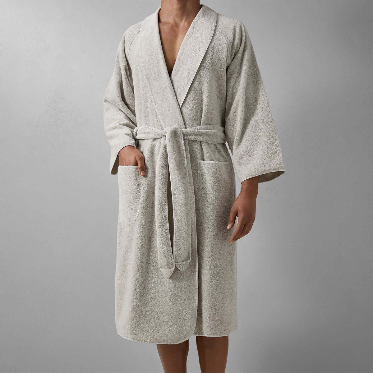 Tuffes Robe Robes | The Madison Collection | Tuxedo Shawl Sand