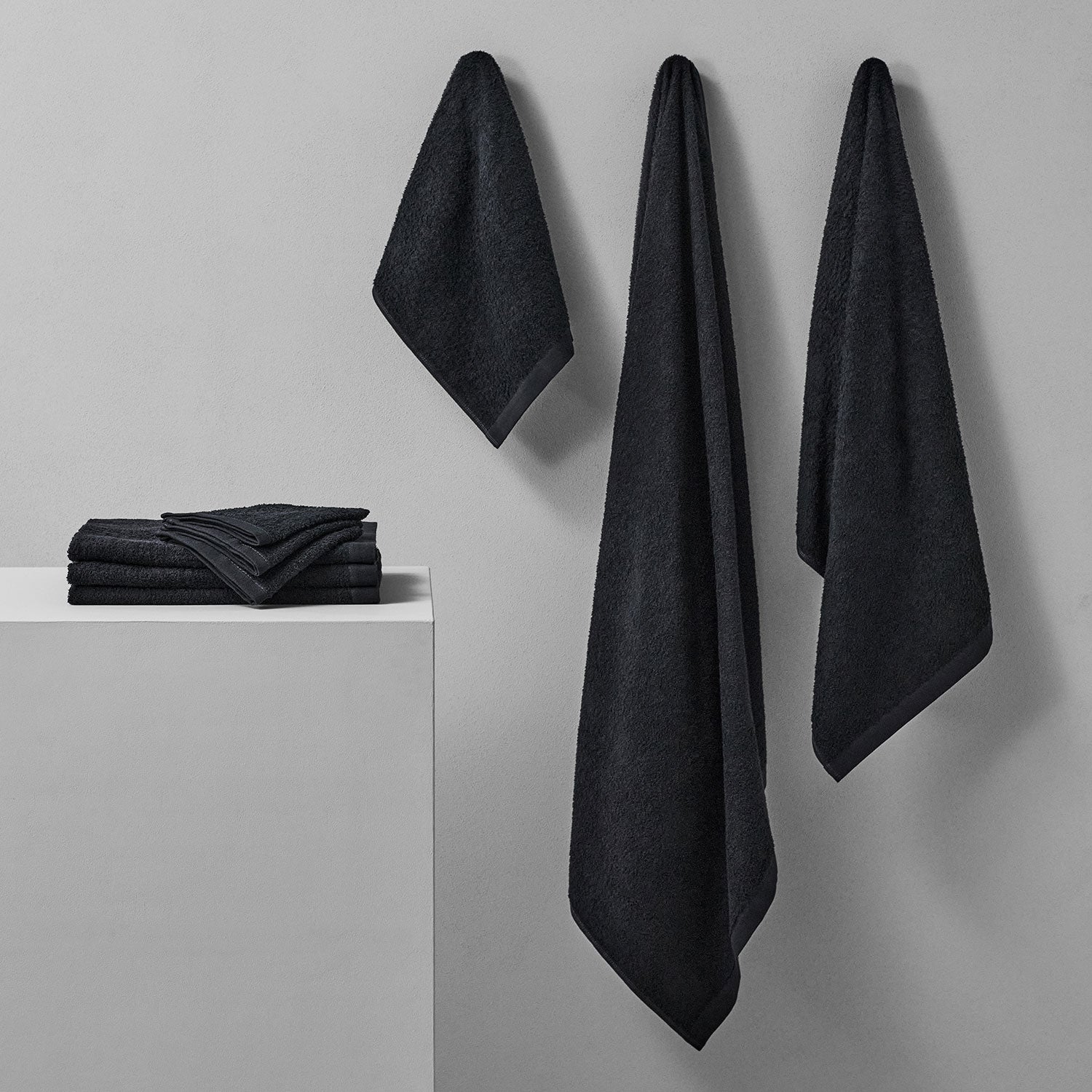 Wabi Sabi Towel Black